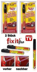 GKA 2 Stück FIX IT Lackreparaturstift Lack Reparatur Stift Lackstift Lack Reparatur Stift Universal Reparatur Kratzer Entferner aus TV