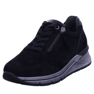 Gabor Comfort Sneaker - Schwarz Veloursleder Größe: 38.5 Normal
