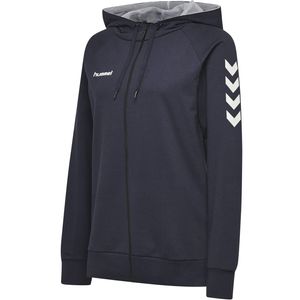 Hummel HMLGO Baumwolle ZIP HOODIE WOMAN - MARINE - XL Hummel HMLGO Baumwolle ZIP HOODIE WOMAN - MARINE - XL