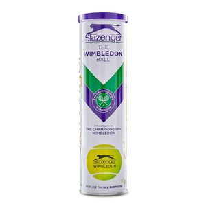 Slazenger - "Wimbledon" Tennisbälle  4er-Pack RD2559 (Einheitsgröße) (Gelb)