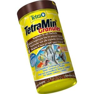 Tetra TetraMin Granules, Zierfisch, Trockenfischfutter, Granulat, 0,25 l