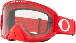 Oakley O Frame 2.0 Pro Clear Motocross Brille (Red/White,One Size)