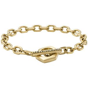 Armbanden   Kettenarmband Armani Exchange Gold   Kollektion Logo - mann