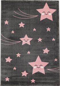 Kinderteppiche Teppiche für Kinder Babyzimmer Teppiche im modernen Stil Teppich Kinderzimmer  Größe : 160 x 230 cm , Farbe : Pink-6