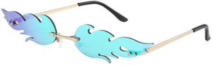 Feuer Flamme Brille 1Pc 16 X 14 X 2. 7 Cm Flamme Randlose Sonnenbrille Frauen Männer Sonnenbrille Party Brille Klare Metall Sonnenbrille Rahmenlose Farben - Grün Feuer Flamme Brille 1Pc 16 X 14 X 2. 7 Cm Flamme Randlose Sonnenbrille Frauen Männer Sonnenbrille Party Brille Klare Metall Sonnenbrille Rahmenlose Farben - Grün