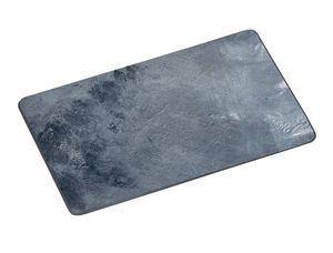 Kesper Glas Schneideplatte schwarz Motiv Beton 29.5 x 19 x 0.7cm