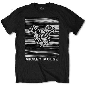 Disney - Mickey Mouse Unbekannte Freuden Uni Kleines T-Shirt - Schwarz