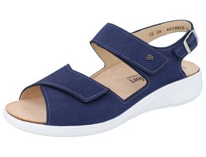 FINN COMFORT Anaco Damen Sandale blau Nubukleder : 37 Größe: 37