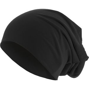 Látková čepice Urban Classics Jersey Beanie black - UNI