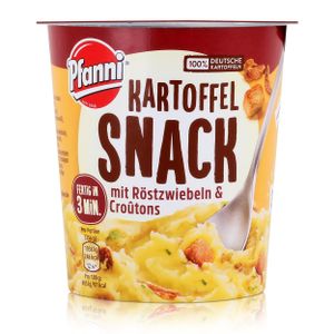 Pfanni Kartoffel Snack mit Röstzwiebeln & Croutons 56g (1er Pack)