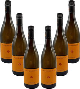 Pfannebecker - 6er Set Grauburgunder 0,75L (13,5% Vol) Trocken - Rheinhessen - deutscher Qualitätswein -[Enthält Sulfite]
