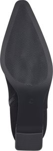 MARCO TOZZI Damen Stiefelette Party Ankle Boot spitze Form Glitzer 2-25303-41, Größe:39 EU, Farbe:Schwarz