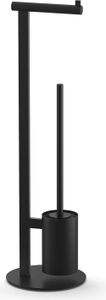 ZACK Scala toiletbutler Ø20x72cm zwart