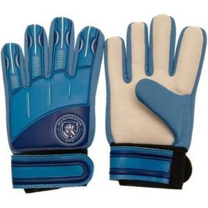 Manchester City FC - "Delta" Torhüter-Handschuhe für Kinder RD3047 (5) (Himmelblau/Weiß)
