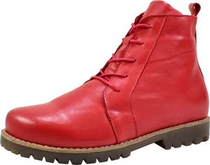 Andrea Conti Damen Stiefelette Leder Schnürboot Profilsohle 0342828, Größe:38 EU, Farbe:Rot Andrea Conti Damen Stiefelette Leder Schnürboot Profilsohle 0342828, Größe:38 EU, Farbe:Rot