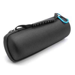 vhbw Tasche kompatibel mit JBL Flip 1, 3, 2, 4 Bluetooth Lautsprecher Box - Hülle, Case Schwarz, Mit Tragegurt