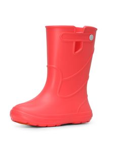 Ladeheid Eva Kinder Jungen Mädchen Jugendliche Gummistiefel Regenschuhe LA-CA-05 (Korall, 32/33 EU)