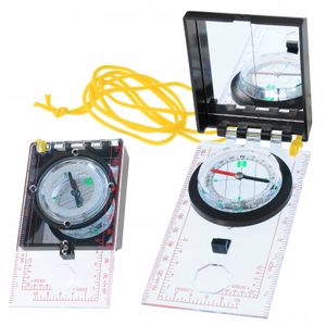 Dominator Kompass mit Spiegel Kompass für Karte Outdoor Survival Transparent