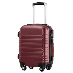Kinderkoffer Handgepäckkoffer mini Hartschalenkoffer ABS, Rot
