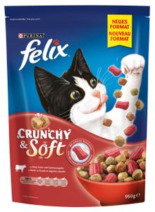 Felix Crunchy & Soft Fleisch 950g