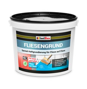 Isolbau Fliesengrund Blau 6 kg - Fliese auf Fliese Grundierung für Wand- & Bodenfliesen im Innen- & Außenbereich