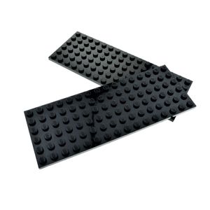 2x Lego Bau Platte schwarz 6x16 Grundplatte Train Eisenbahn 302726 3027