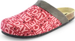 PANTOFFELMANN NiceDay Filzclogs Korkfußbett Damen Filzpantoffel Hausschuh Filzhausschuh rot 37