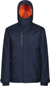 Regatta Professional - Bunda, nepremokavá vyhrievaná pre mužov RG5581 (2XL) (Navy blue/Orange)