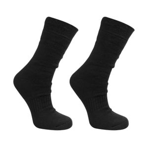 Outdoor-Socken | Thermo | 2 Paar | Schwarz