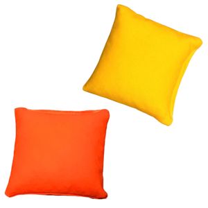 Original Cornhole Bean Bag Set (8er) - 4 Orange und 4x Gelbe Cornhole Säckchen - robuste Qualität  Spitzenqualität