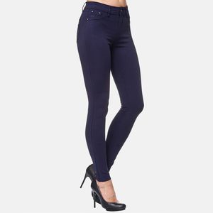 Elara Damen Stretch Hose Skinny Fit Jegging H08 Dk.Blue 36 (S)