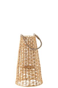 J-Line Laterne Anais - Rattan - Naturell - Small