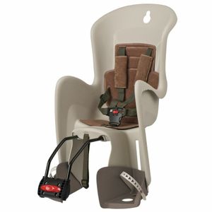 Polisport Kindersitz hinter Bilby Maxi creme/braun Rahmenmontage (FF)