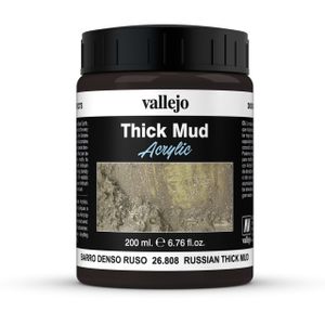 Vallejo Diorama Effects Russian Thick Mud 26808 200ml Medium Paste