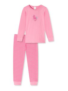 SCHIESSER Mädchen Schlafanzug - langarm, Kinder, Baumwolle, Pferde-Motiv, 92-140 Rosa 140