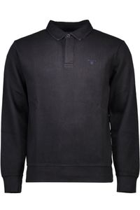 Gant Herren Pullover Sweatshirt mit Stehkragen, langarm, Größe:S, Farbe:Schwarz