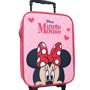 Disney Minnie Mouse Koffer Trolley Kinder Mädchen Kinderkoffer Micky Maus