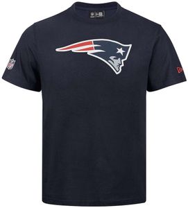 New Era - NFL New England Patriots Team Logo T-Shirt - black : L Farbe:  Blau Größe: L
