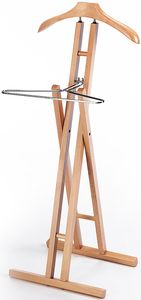 Kobolo Pánsky vešiak na oblečenie - Drevo - 44x37x105 cm - Prírodný