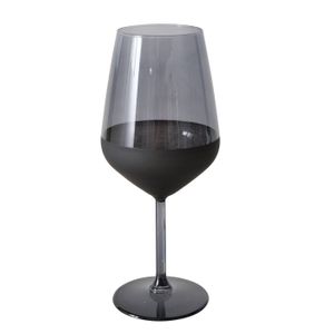 Weinglas MOLUNA, schwarzes Glas