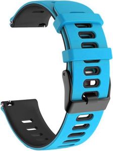 Sport Ersatz Armband für Honor Magic Watch 2 42mm Silikon Band Loop, Farbe:Blau Grau