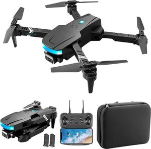 Drohne mit Kamera HD 4K, RC Faltbare FPV WiFi Live Übertragung Dronefür Kinder Anfänger, 2 Akku Lange Flugzeit
