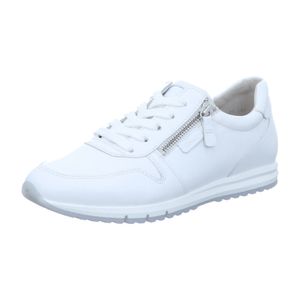 Gabor Comfort Sneaker - Weiß Glattleder Größe: 41 Normal