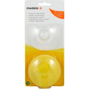 Medela Contact Brusthütchen L mit Aufbewahrungsbox