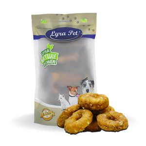 1 kg Lyra Pet® Kauringe mit Hühnerbruststreifen