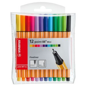 STABILO Fineliner point 88 Mini 12er Kunststoff Etui