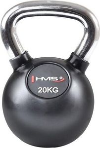 Vinylový kettlebell s chromovaným úchopem HMS KGC 20 kg