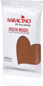 Brązowa masa cukrowa do modelowania Brown Model Paste 250g - Saracino