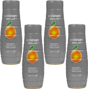 4x Syrop do SodaStream Pomarańcza Bez Cukru 440ml 4x Syrop do SodaStream Pomarańcza Bez Cukru 440ml