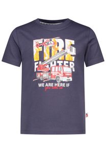 Salt and Pepper® Jungen T-Shirt Feuerwehr, Größe:92/98, Präzise Farbe:Stahlgrau